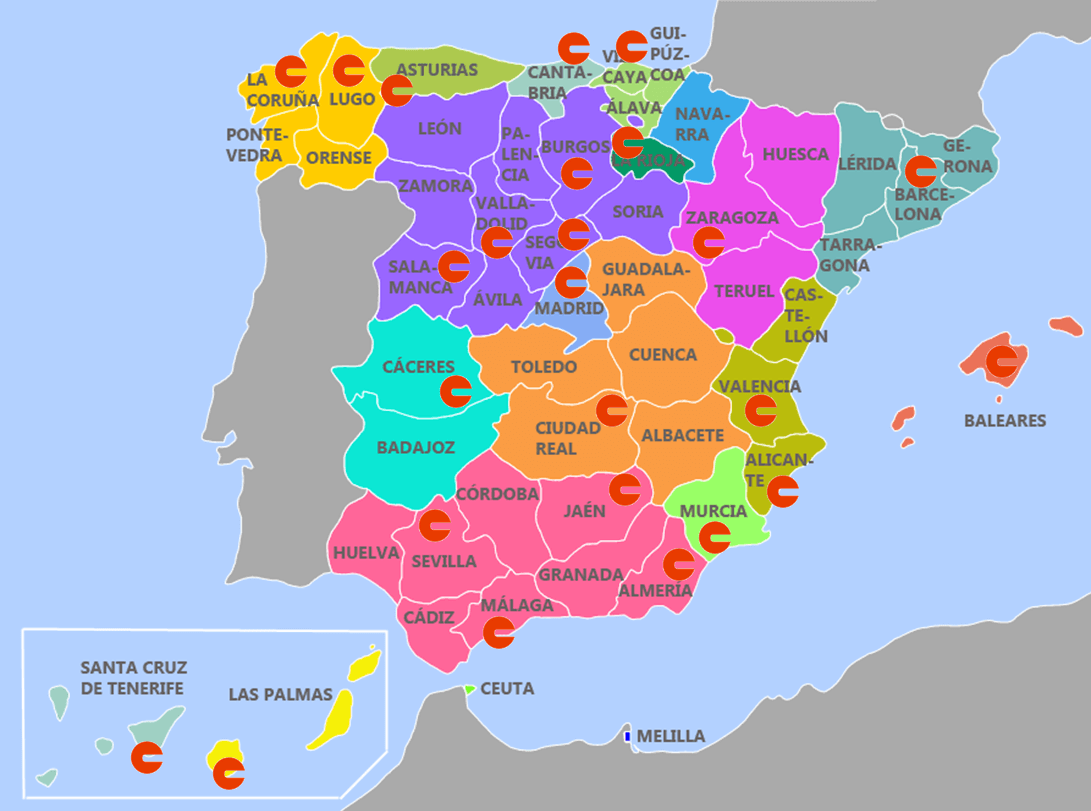 Imagen de la zona de influencia de la empresa